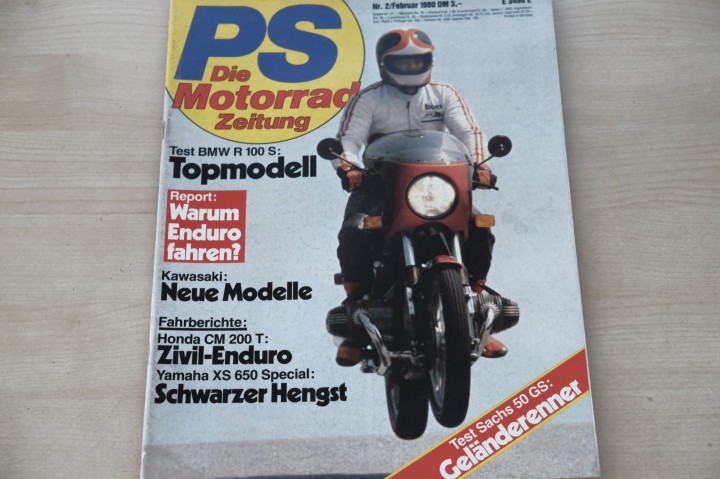 Deckblatt PS Sport Motorrad (02/1980)